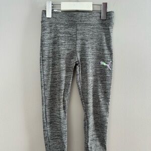 Puma toddler 4 Gray athletic Leggings